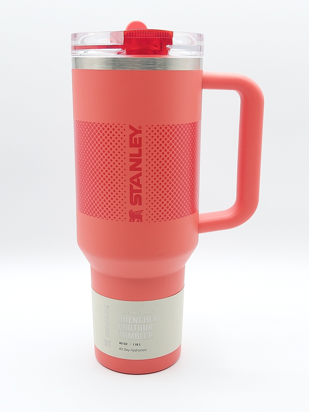 Stanley Tumbler 40oz Quencher ProTour Flip Straw Tumbler Coral Fade